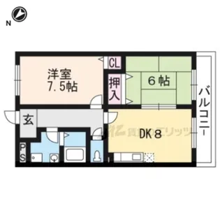 グランピスタ【305号室】の間取り