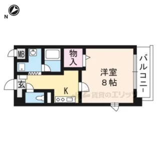 カーサ・ヴィヴァーチェ【1階】の間取り