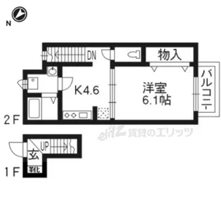 メゾンアジュール【202号室】の間取り