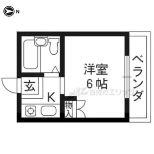 ハイツ阪本【301号室】の間取り