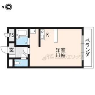 メゾン・ド・コート【101号室】の間取り