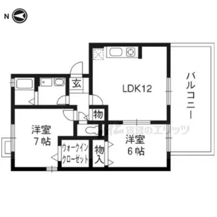 グレイス荒木【2階】の間取り