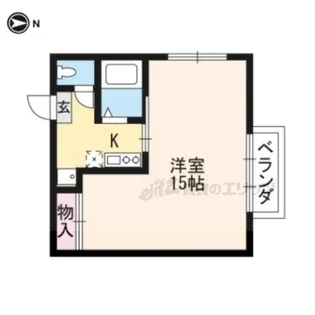 East Bell 【110号室】の間取り