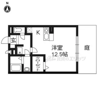 グランドール【C102号室】の間取り