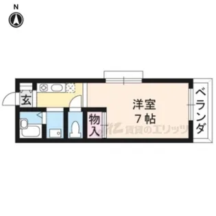アッシュ【104号室】の間取り