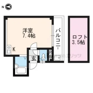 フジハイツ【302号室】の間取り