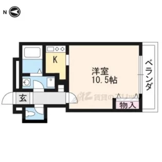 アーバーコート【210号室】の間取り