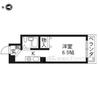 華陽ハイツ【2B号室】の間取り