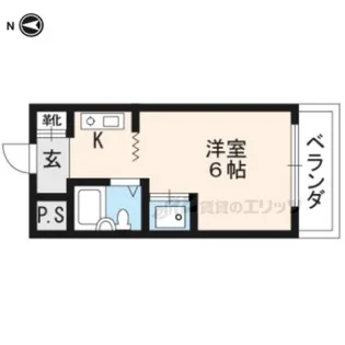 ドミトリーインテリジェンス【3階】の間取り