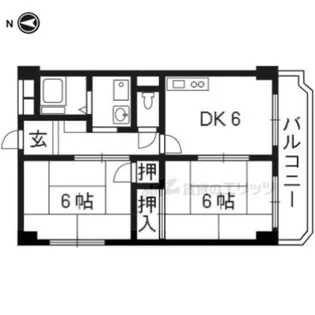セブンロード【301号室】の間取り