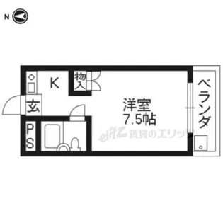 アドミラルマンション【301号室】の間取り