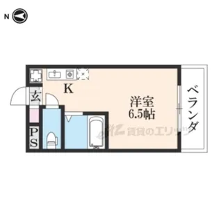 アドミラルマンション【305号室】の間取り