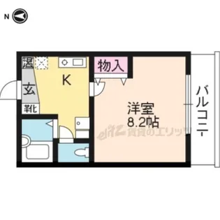 レマイソン【2-B号室】の間取り