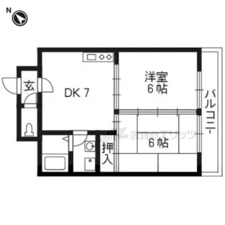 ノースパレス27【201号室】の間取り