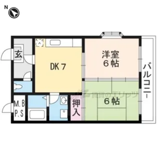 ノースパレス27【207号室】の間取り