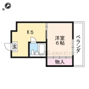 オクダビル【303号室】の間取り