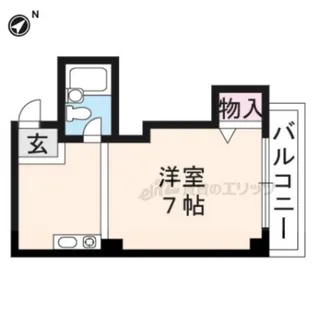 タイムスピア【405号室】の間取り