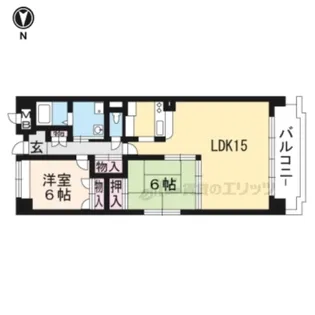 グランボナール【3階】の間取り