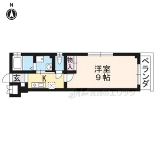 ドーリア西洞院【3-A号室】の間取り