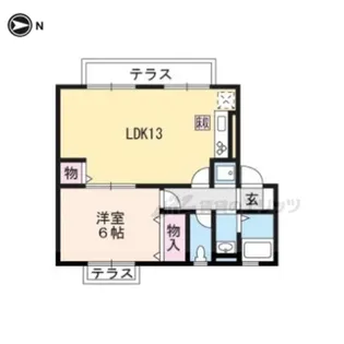 ピシックK?【102号室】の間取り