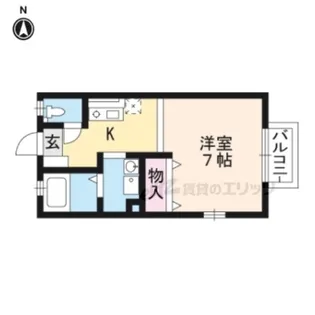 ピュアハイツ【1階】の間取り