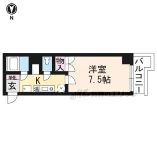 Villa Soleil【204号室】の間取り