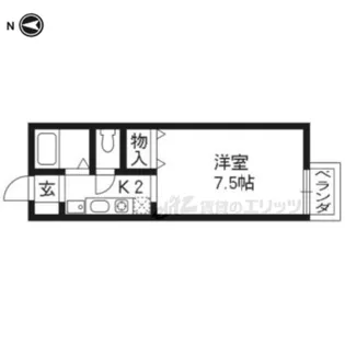 セジュール砂田【202号室】の間取り