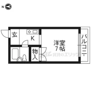 メゾン・プルメリア【108号室】の間取り