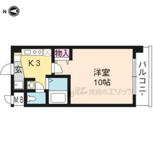 ネヴェルプレヌーヴ【3階】の間取り