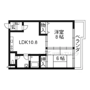 ドマーレ服部【1階】の間取り