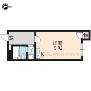 杉の木荘【21号室】の間取り