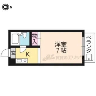 ハイネス山ノ内【303号室】の間取り