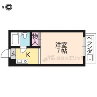 ハイネス山ノ内【305号室】の間取り