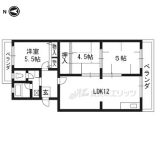 メゾン西国分【110号室】の間取り