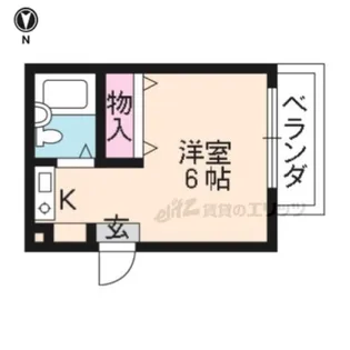 レジェンド紫野【101号室】の間取り