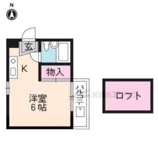 ハイツシンセリティー【203号室】の間取り