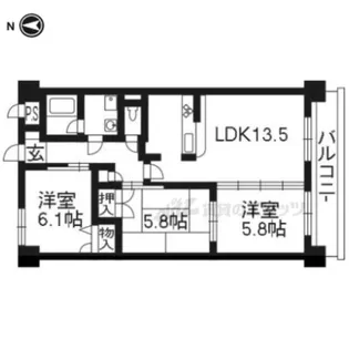 アーバンサクセス【102号室】の間取り