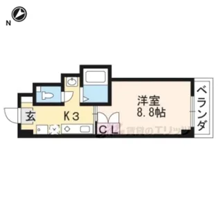 ベクヴェーム21【2階】の間取り