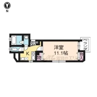 三越ビル【305号室】の間取り