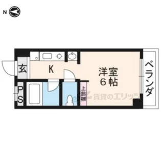 ウエストビレッジ3【303号室】の間取り