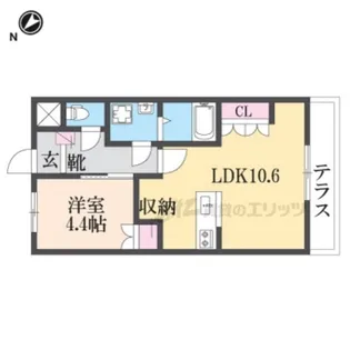 フォルティア【2階】の間取り