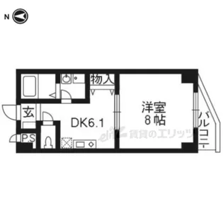 ポピットハイム【6階】の間取り