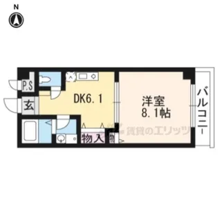 ポピットハイム【4階】の間取り