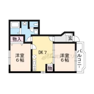 プラシード・アロッジオ【1階】の間取り