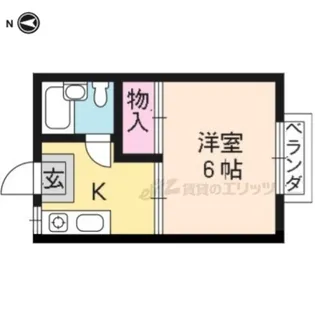プチハウスしのざき【1階】の間取り