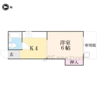 カマラードふじ【1階】の間取り