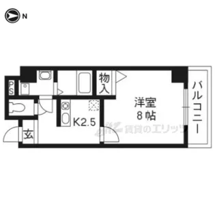 レーベンなぎの宮【8階】の間取り