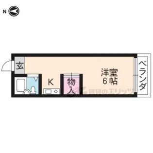 ヒルハイツ一条【7号室】の間取り