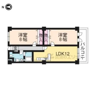 メゾン・アルヴァーレ【303号室】の間取り