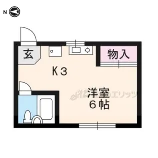 サンクシャンブル【102号室】の間取り